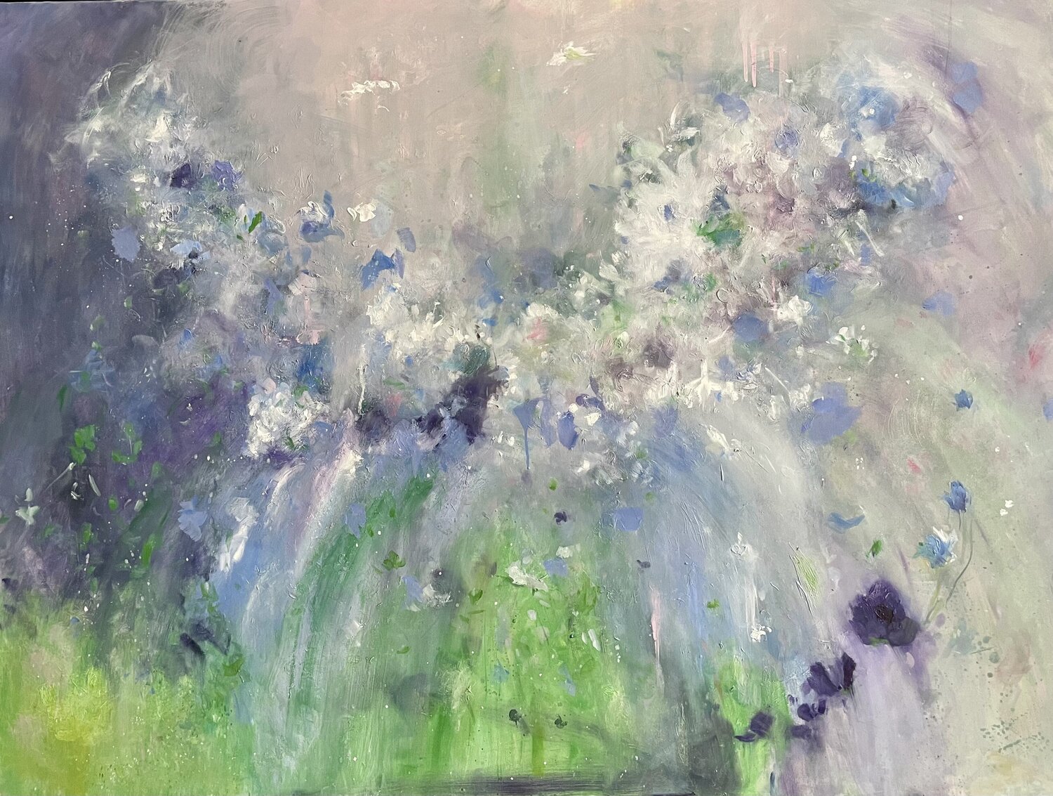 Emerging Butterfly – Abstract Nature Painting Johanna Lisa Original painting for sale