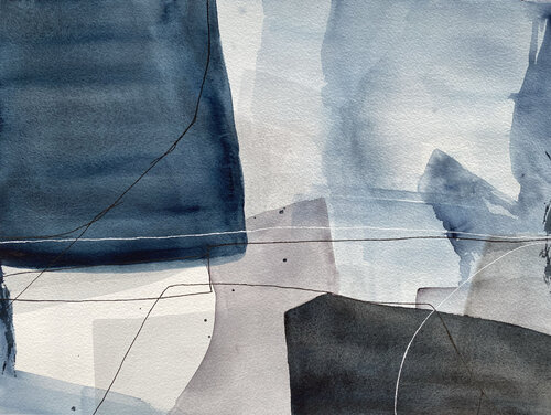 Blueprint Harmony by Ana Ozz, Painting for Sale on Select