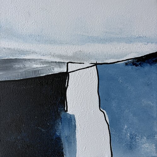 Miniature Coastal Lines by Ana Ozz, Painting for Sale on Select