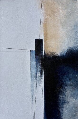 Vertical Silence by Ana Ozz, Painting for Sale on Select