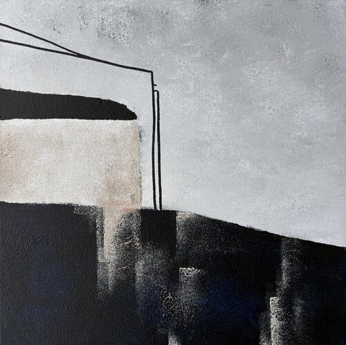 Urban Lines of Silence by Ana Ozz, Painting for Sale on Select