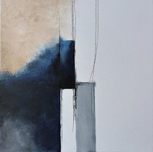 Quiet Structure by Ana Ozz, Painting for Sale on Select