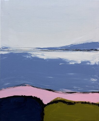 Soft Fields of Quiet by Ana Ozz, Painting for Sale on Select