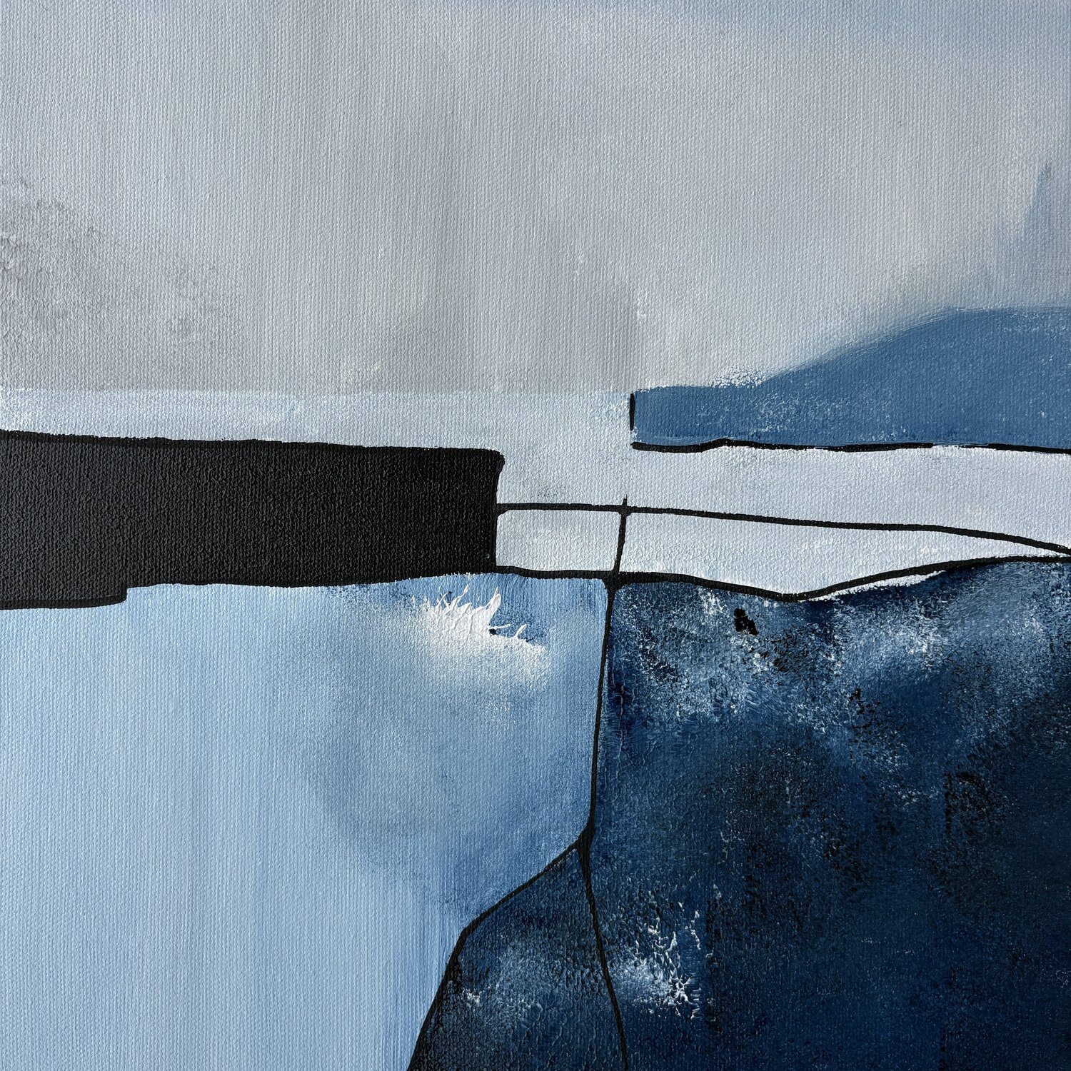 Across the Water Ana Ozz Original painting for sale