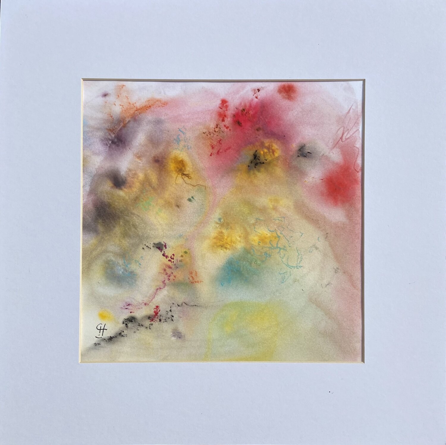 Aqua 6 SanChae - Sandrine Chalot Original painting for sale