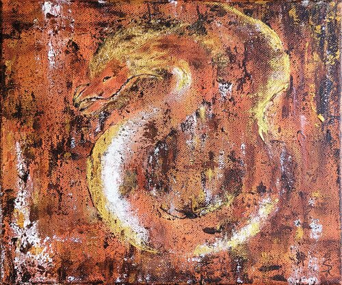 The Year of the Dragon by Šárka Pham, Painting for Sale on Select