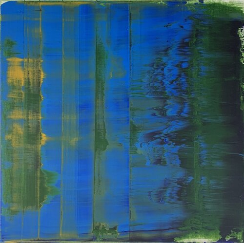 Zerriebenes Labradorit #1 by Heike Kirsch, Painting for Sale on Select