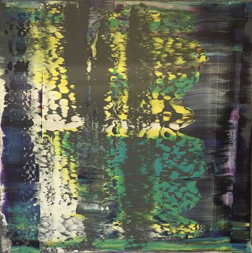 Indianischer Amazonit #1 by Heike Kirsch, Painting for Sale on Select