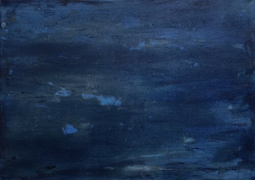Pariser Blau #3 by Heike Kirsch, Painting for Sale on Select