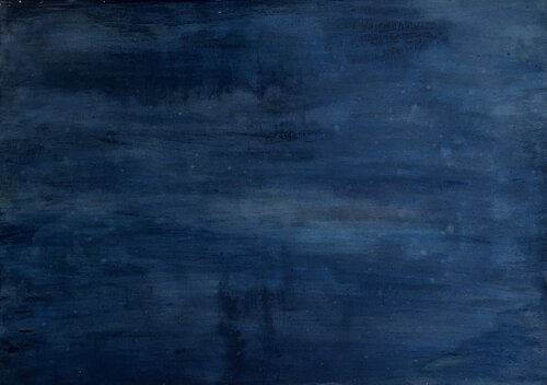 Pariser Blau #2 by Heike Kirsch, Painting for Sale on Select