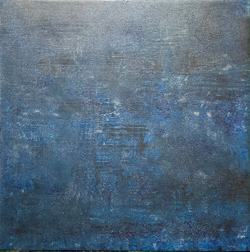 Glitzernde Tiefe #2 by Heike Kirsch, Painting for Sale on Select