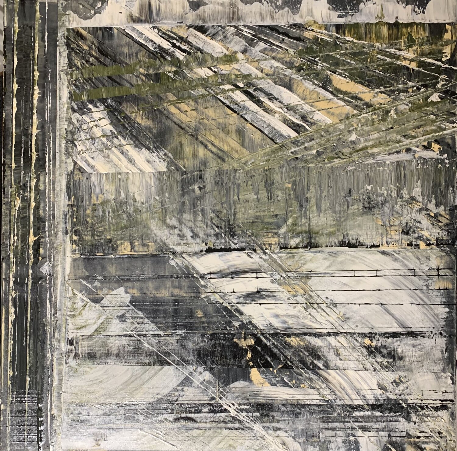 Schlachtfeld #2 Heike Kirsch Original painting for sale