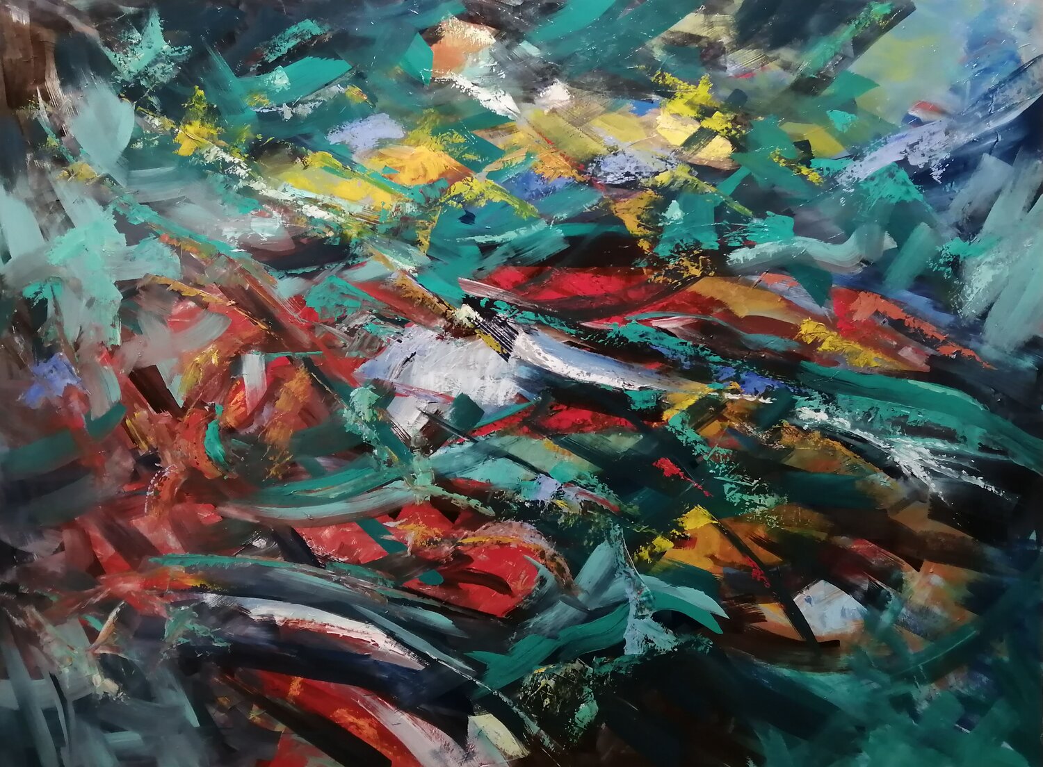 L-124 TOMAS CÓZAR Original painting for sale