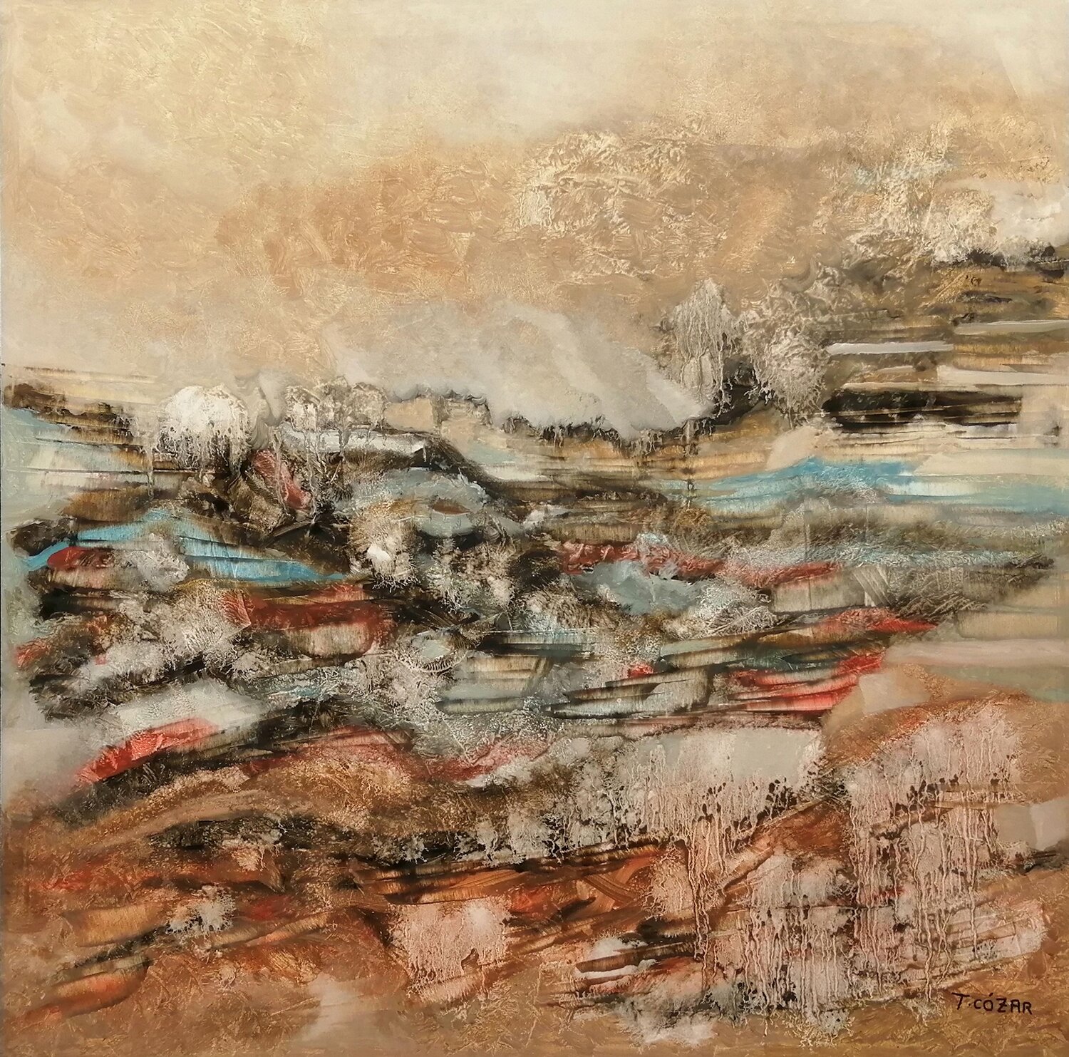 M-7 TOMAS CÓZAR Original painting for sale