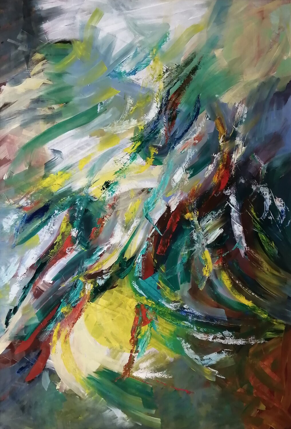 L-126 TOMAS CÓZAR Original painting for sale