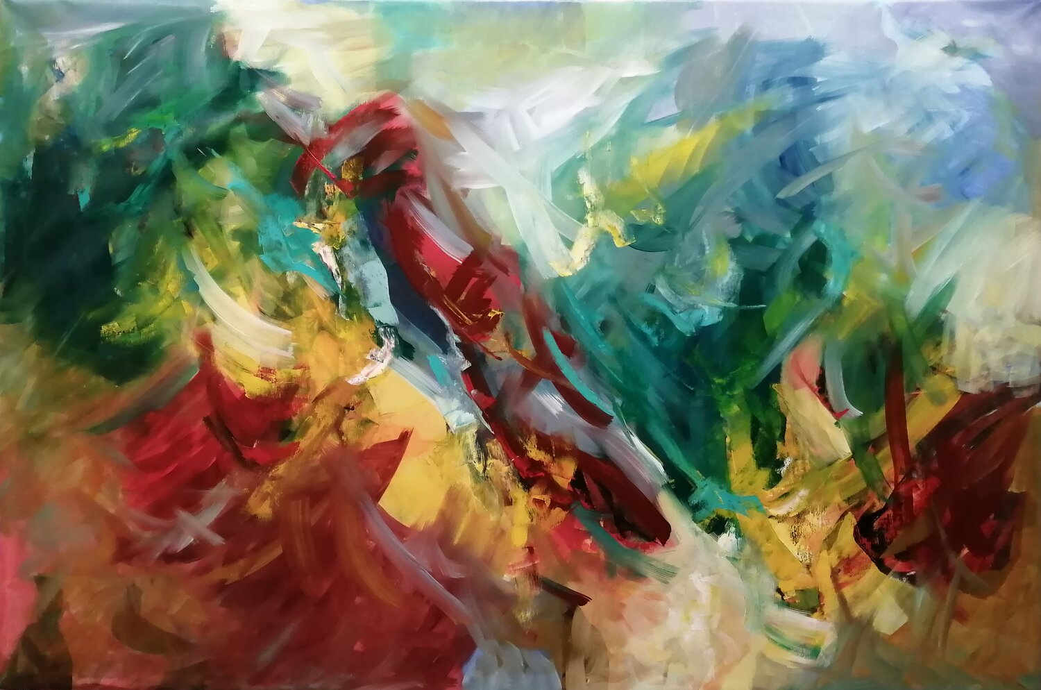 L-131 TOMAS CÓZAR Original painting for sale