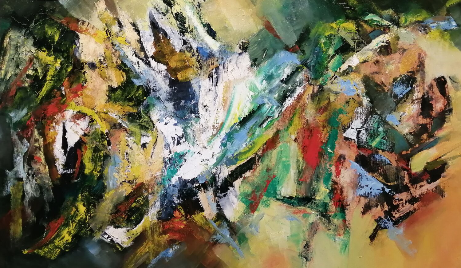 L-132 TOMAS CÓZAR Original painting for sale