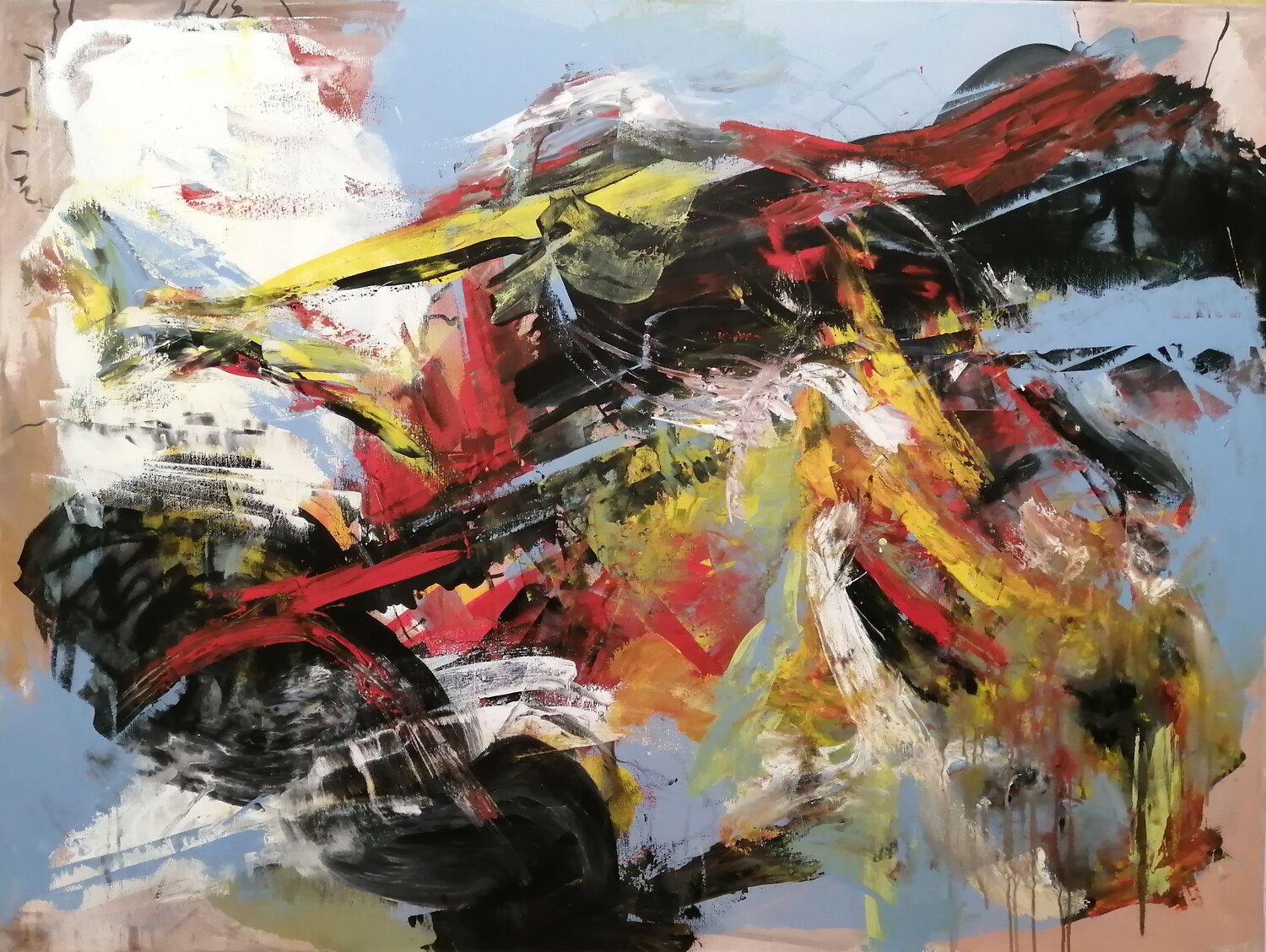 L-134 TOMAS CÓZAR Original painting for sale