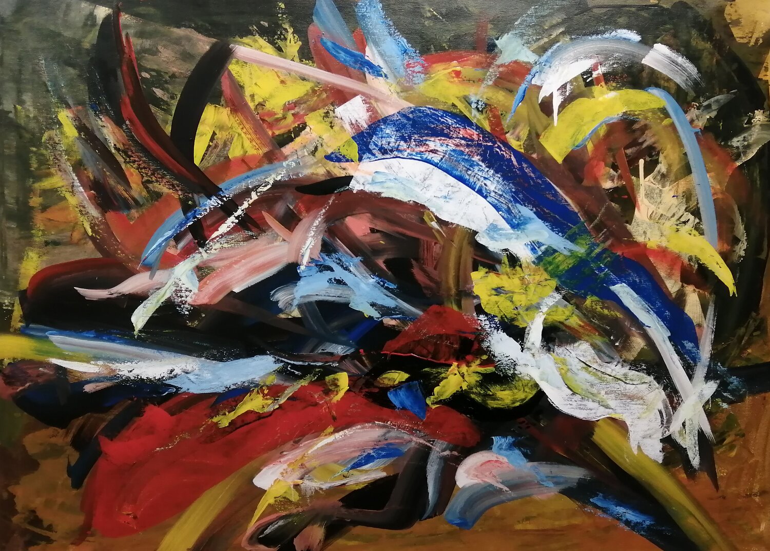 L-135 TOMAS CÓZAR Original painting for sale
