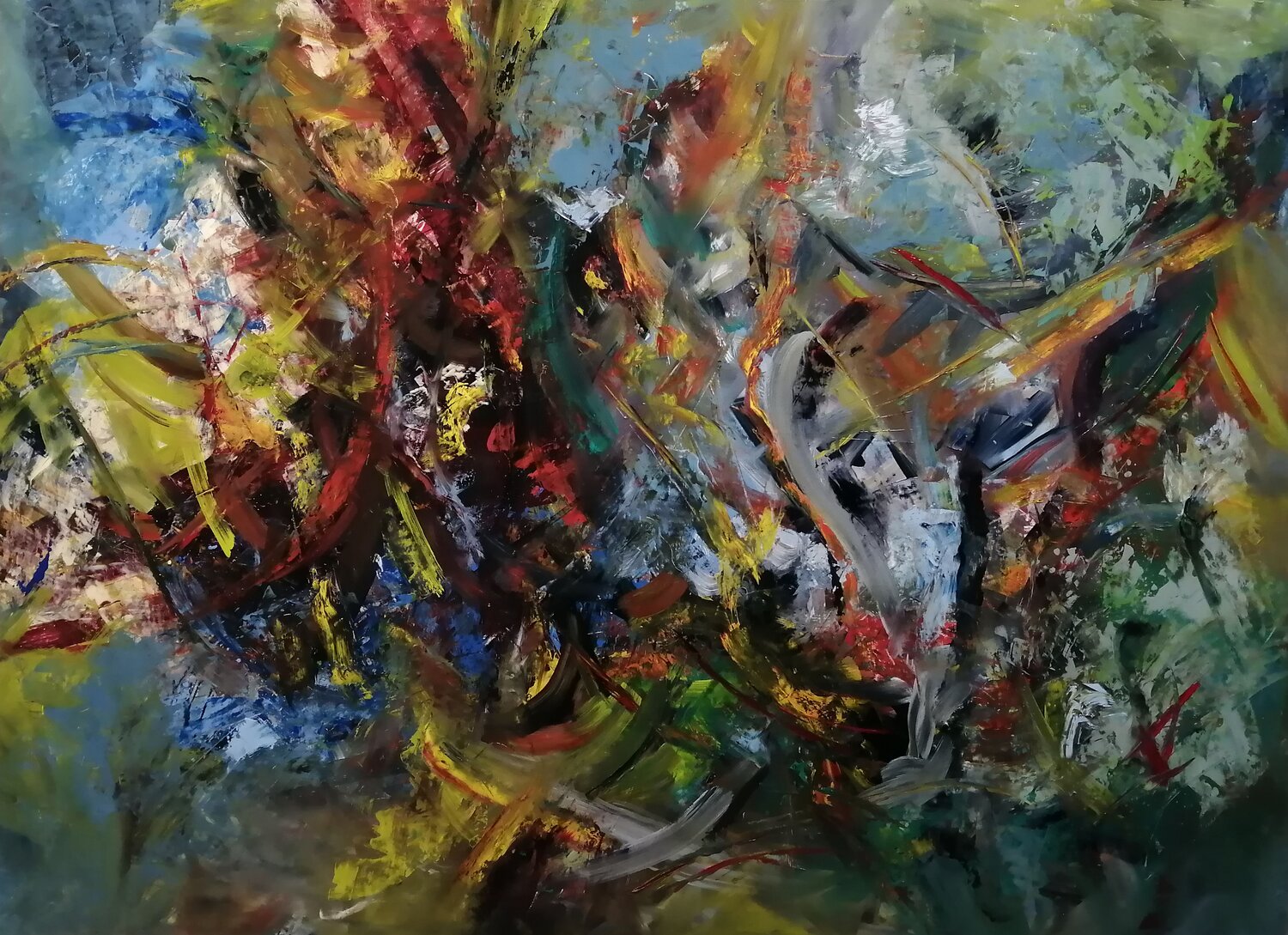 L-136 TOMAS CÓZAR Original painting for sale