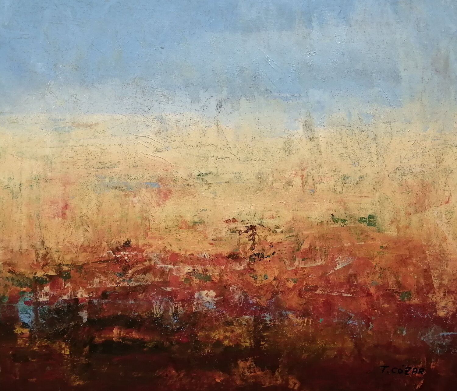 L-147 TOMAS CÓZAR Original painting for sale