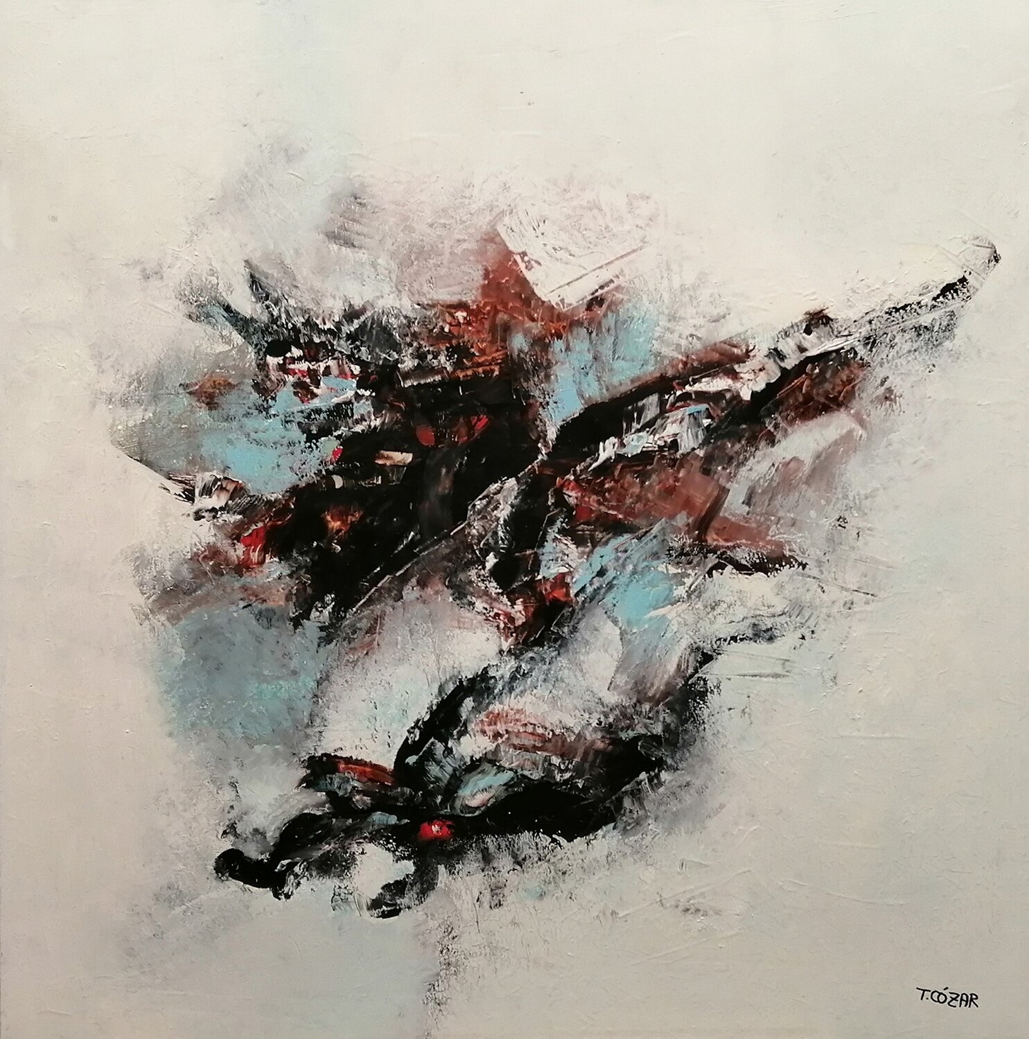 M-12 TOMAS CÓZAR Original painting for sale
