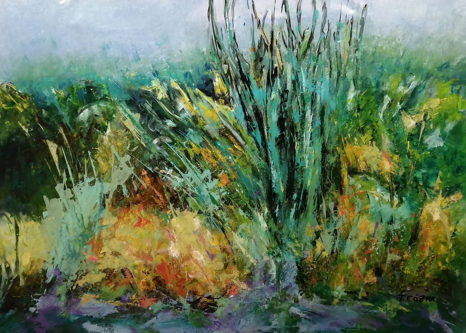 L-148 TOMAS CÓZAR Original painting for sale
