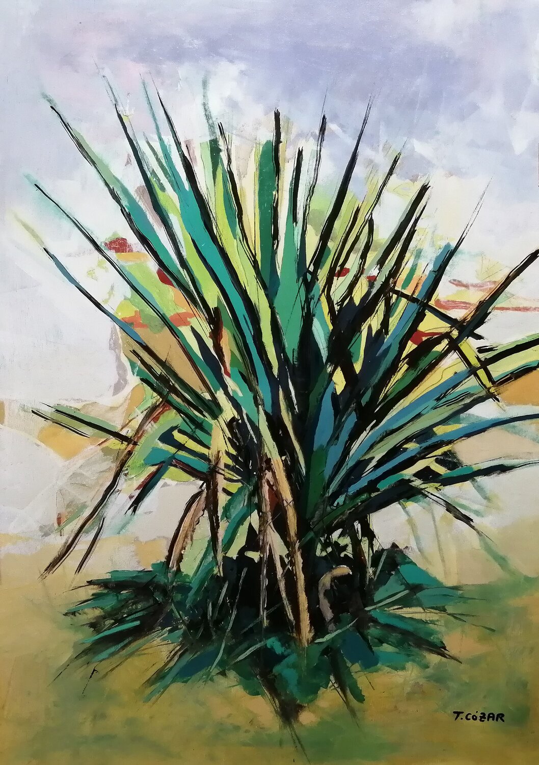 L-149 TOMAS CÓZAR Original painting for sale