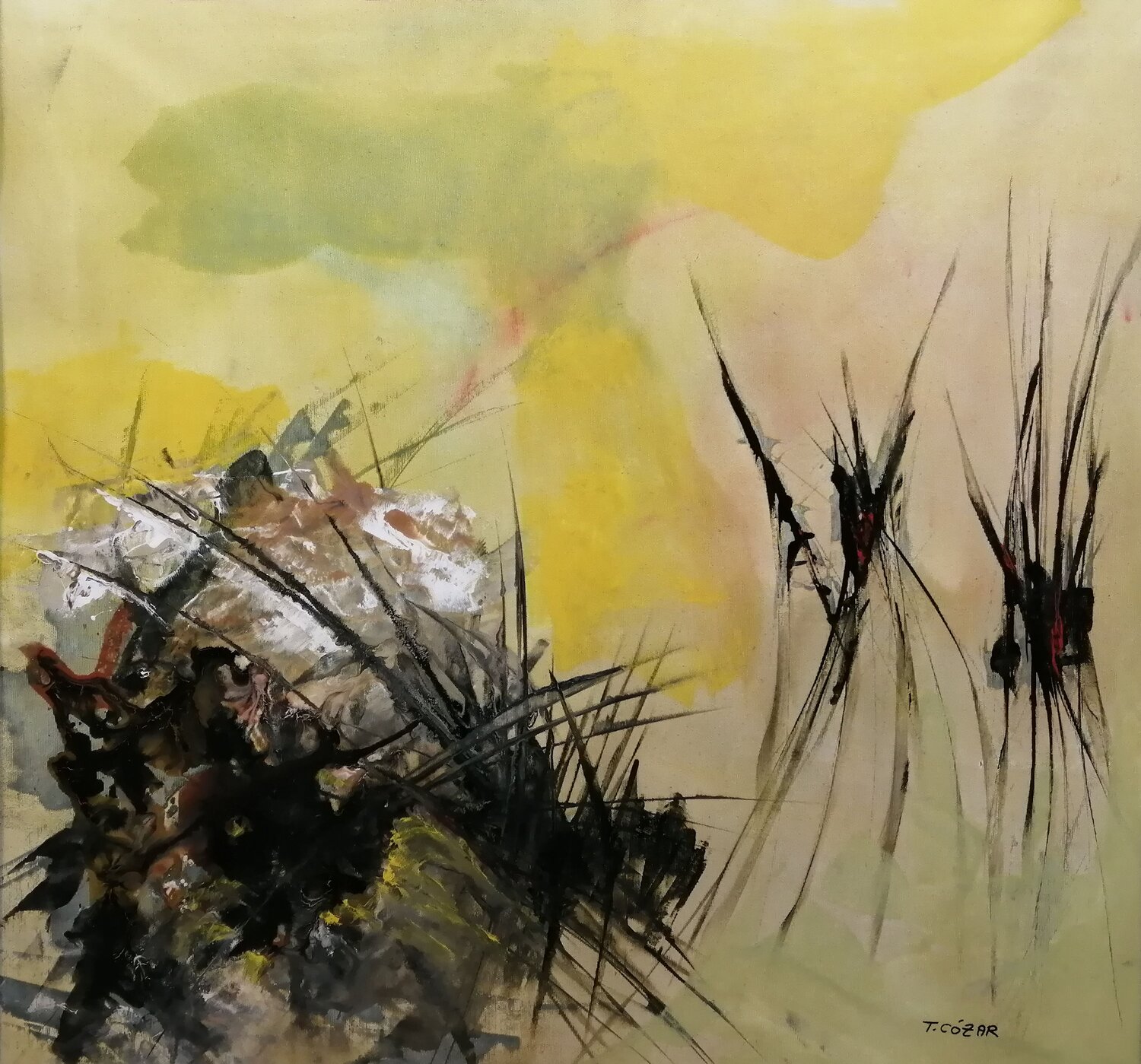 L-150 TOMAS CÓZAR Original painting for sale