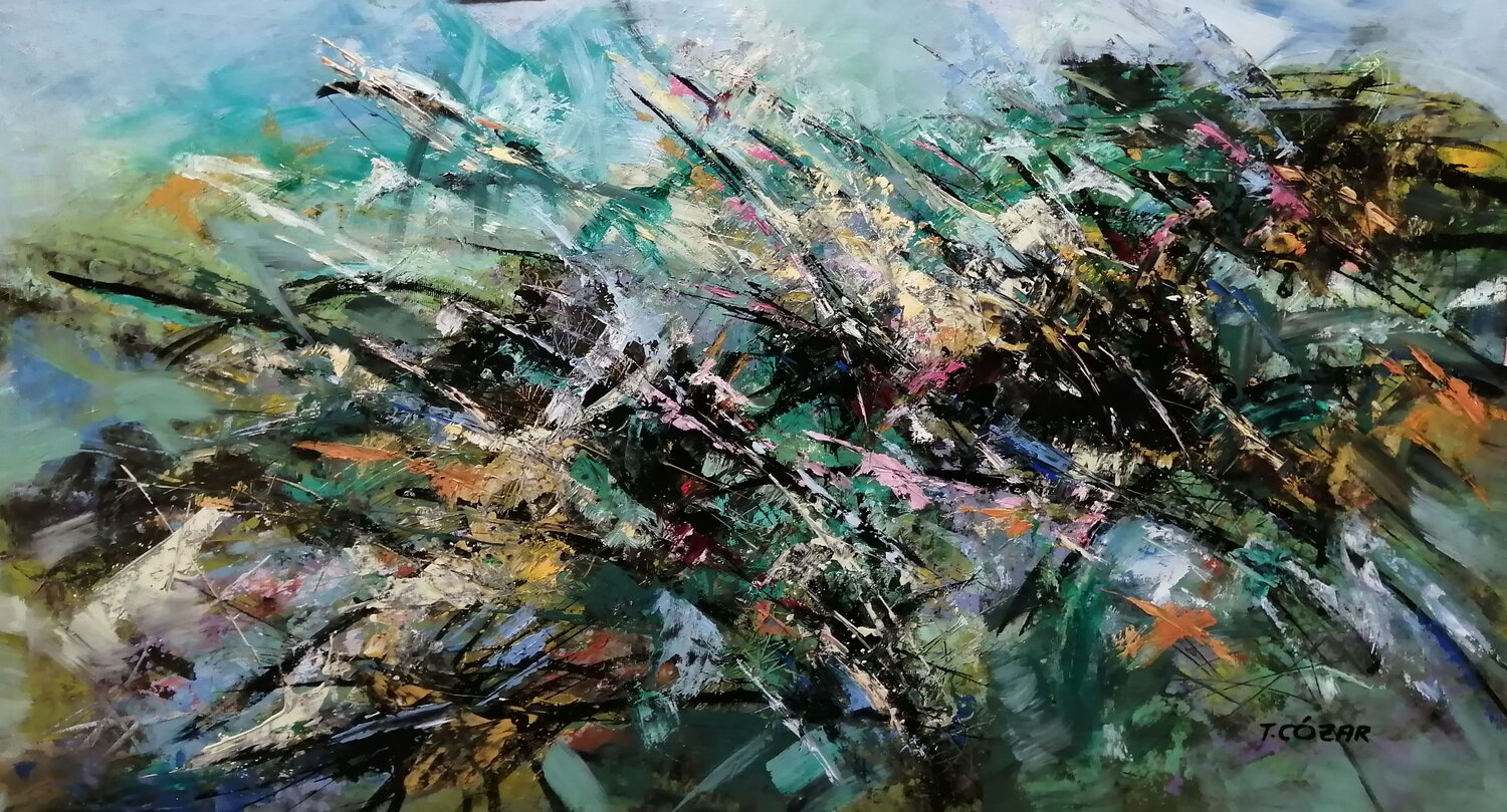 L-152 TOMAS CÓZAR Original painting for sale