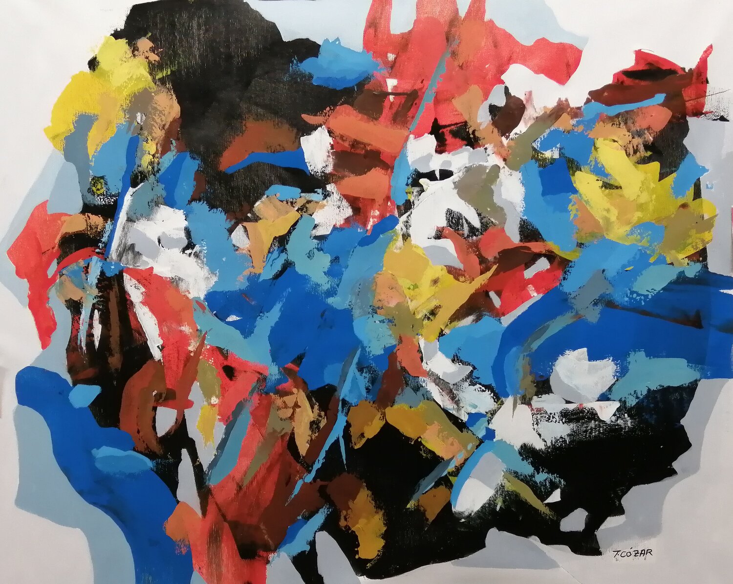 L-168 TOMAS CÓZAR Original painting for sale