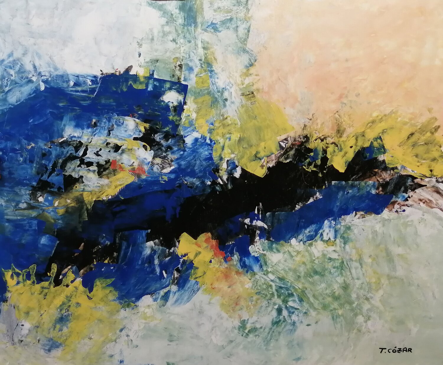 L-175 TOMAS CÓZAR Original painting for sale