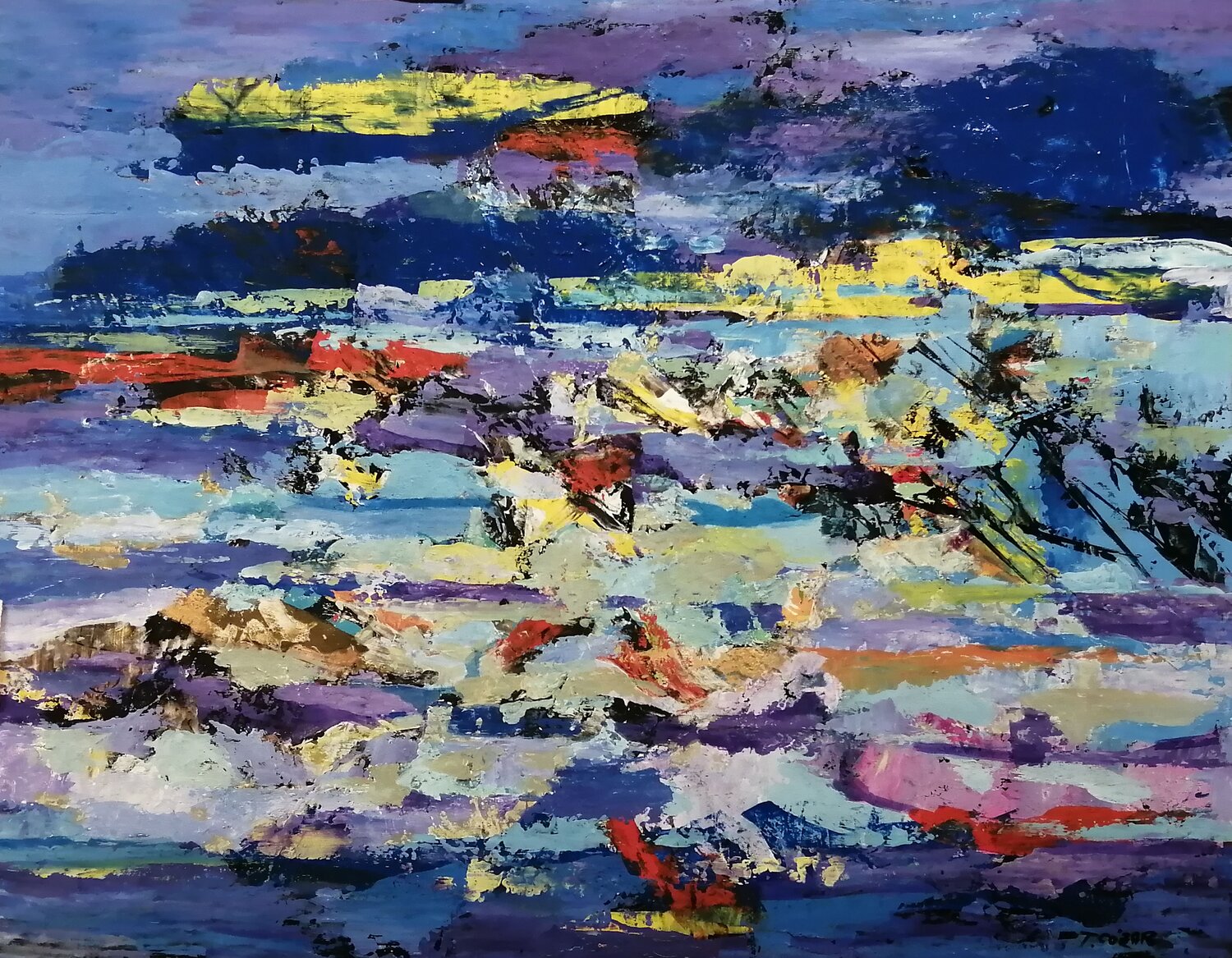 L-176 TOMAS CÓZAR Original painting for sale
