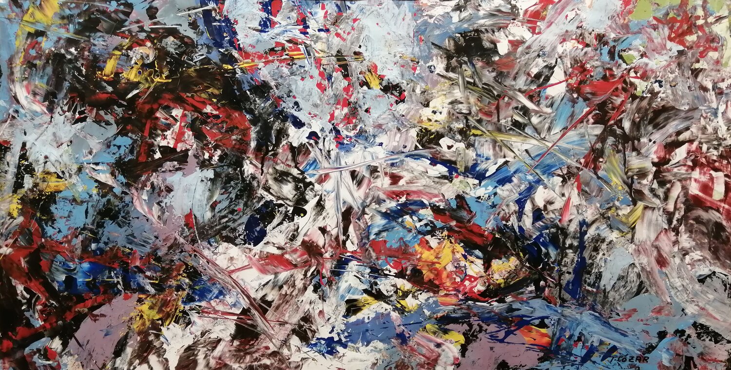 L-187 TOMAS CÓZAR Original painting for sale
