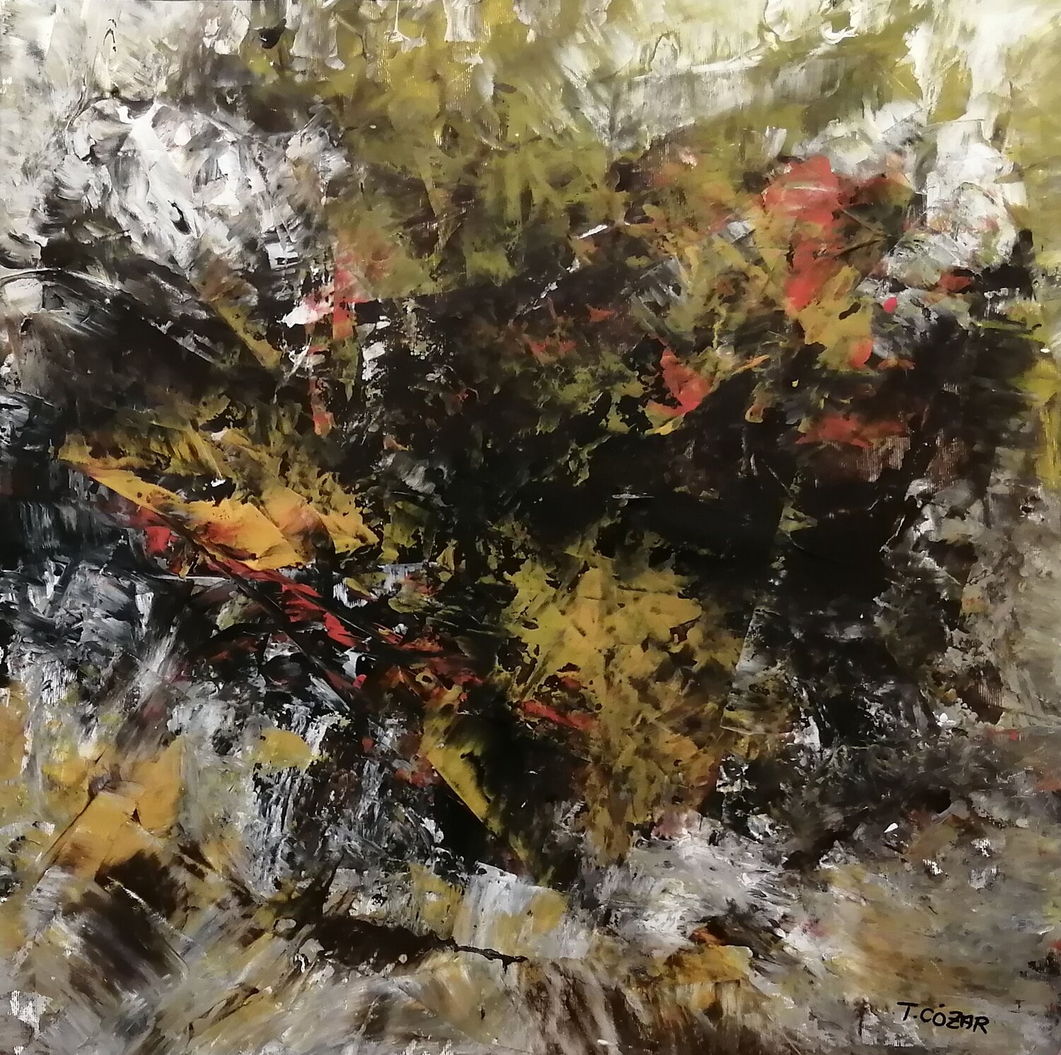 L-190 TOMAS CÓZAR Original painting for sale