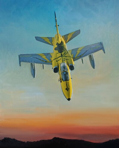 Sunset sky fire III by Paolo Mori, Painting for Sale on Select
