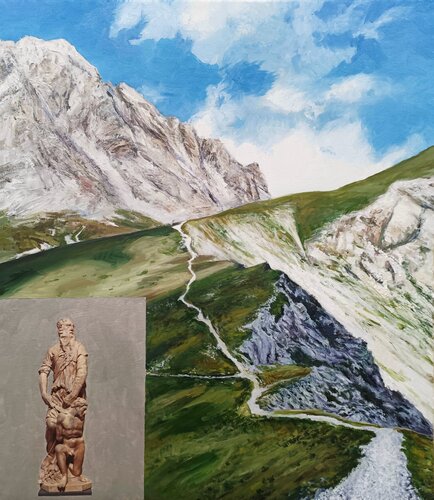 Sacrificio by Paolo Mori, Painting for Sale on Select