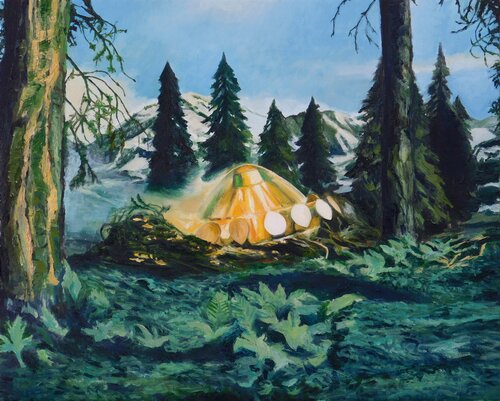 UFO III by Paolo Mori, Painting for Sale on Select