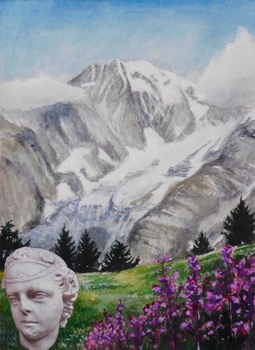 Testa della Fortezza - Giovanni Pisano by Paolo Mori, Painting for Sale on Select