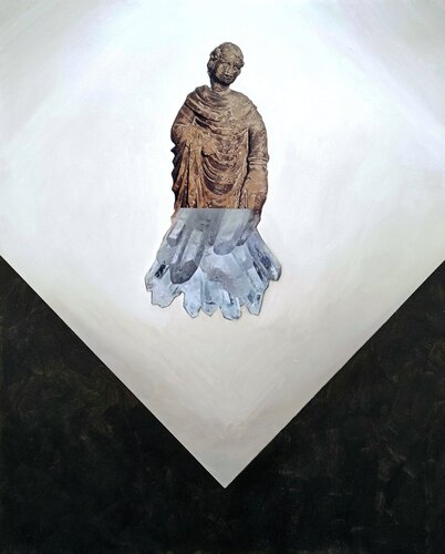 Untitled - (Profeta - Simone di Francesco Talenti) by Paolo Mori, Painting for Sale on Select