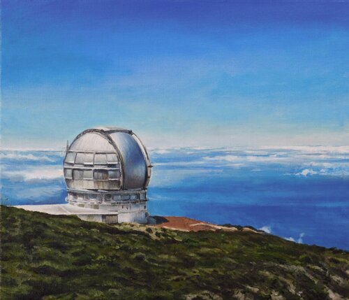 Observatory IV von Paolo Mori, Malerei kaufen auf Select