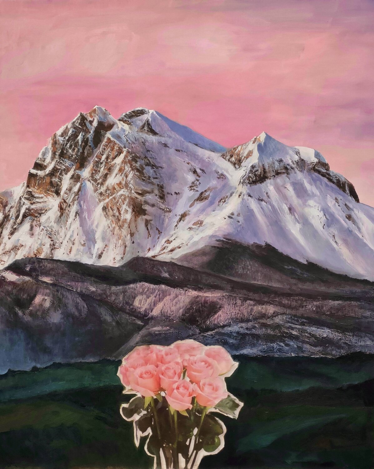 Rose Paolo Mori Original painting for sale