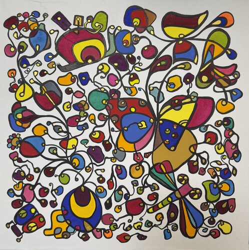Wonky Wisdoms 02 by Kim Jun Sung, Painting for Sale on Select