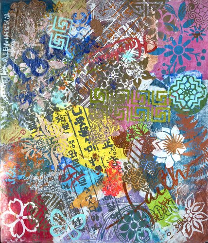 Varieties of Patterns, Sounds,  Thoughts. 02 by Kim Jun Sung, Painting for Sale on Select