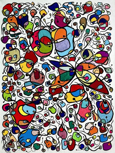 Let’s All Fly Freely. 01 by Kim Jun Sung, Painting for Sale on Select