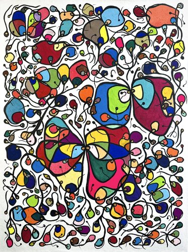 Let’s All Fly Freely. 02 by Kim Jun Sung, Painting for Sale on Select