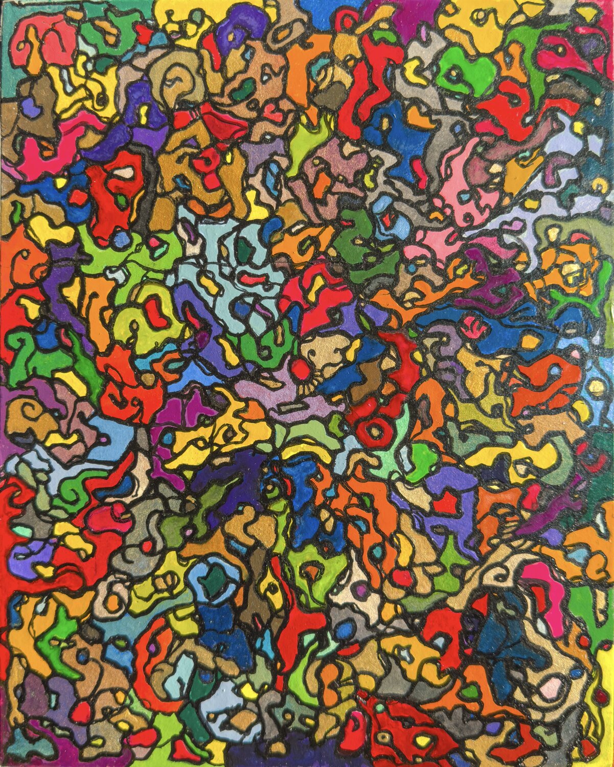 The Color of Accumulation Kim Jun Sung Original painting for sale