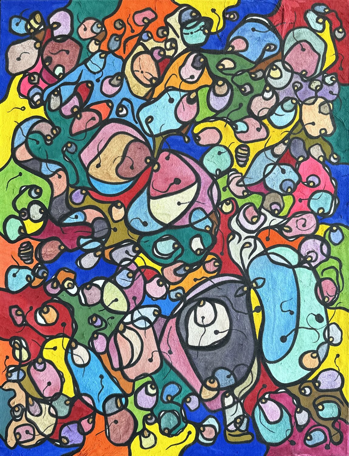 Counting the Pieces. 01 Kim Jun Sung Original painting for sale