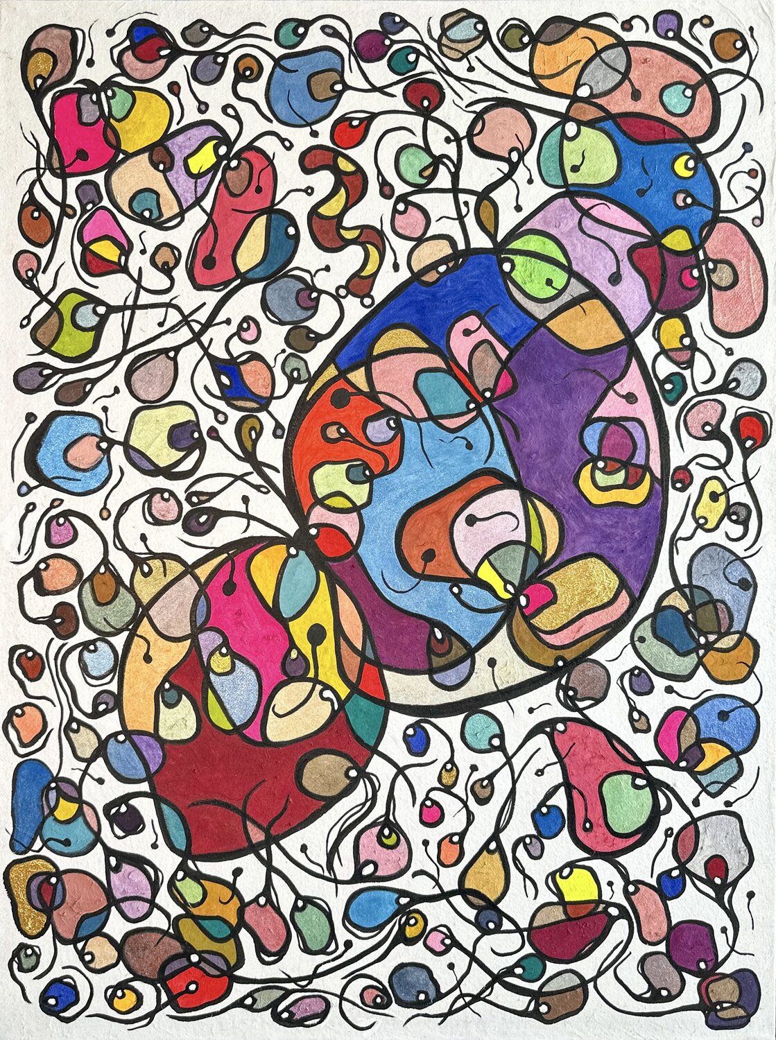 Counting the Pieces. 02 Kim Jun Sung Original painting for sale