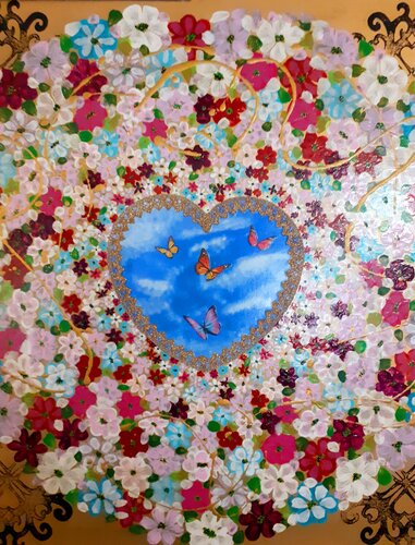 Rinascita e libertà by Massimiliano Max.in.Art, Painting for Sale on Select
